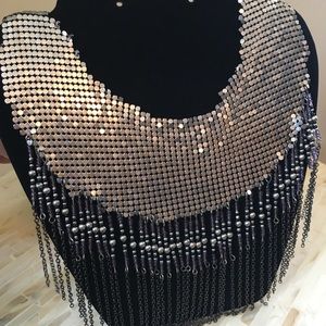 Free People chain mail necklace